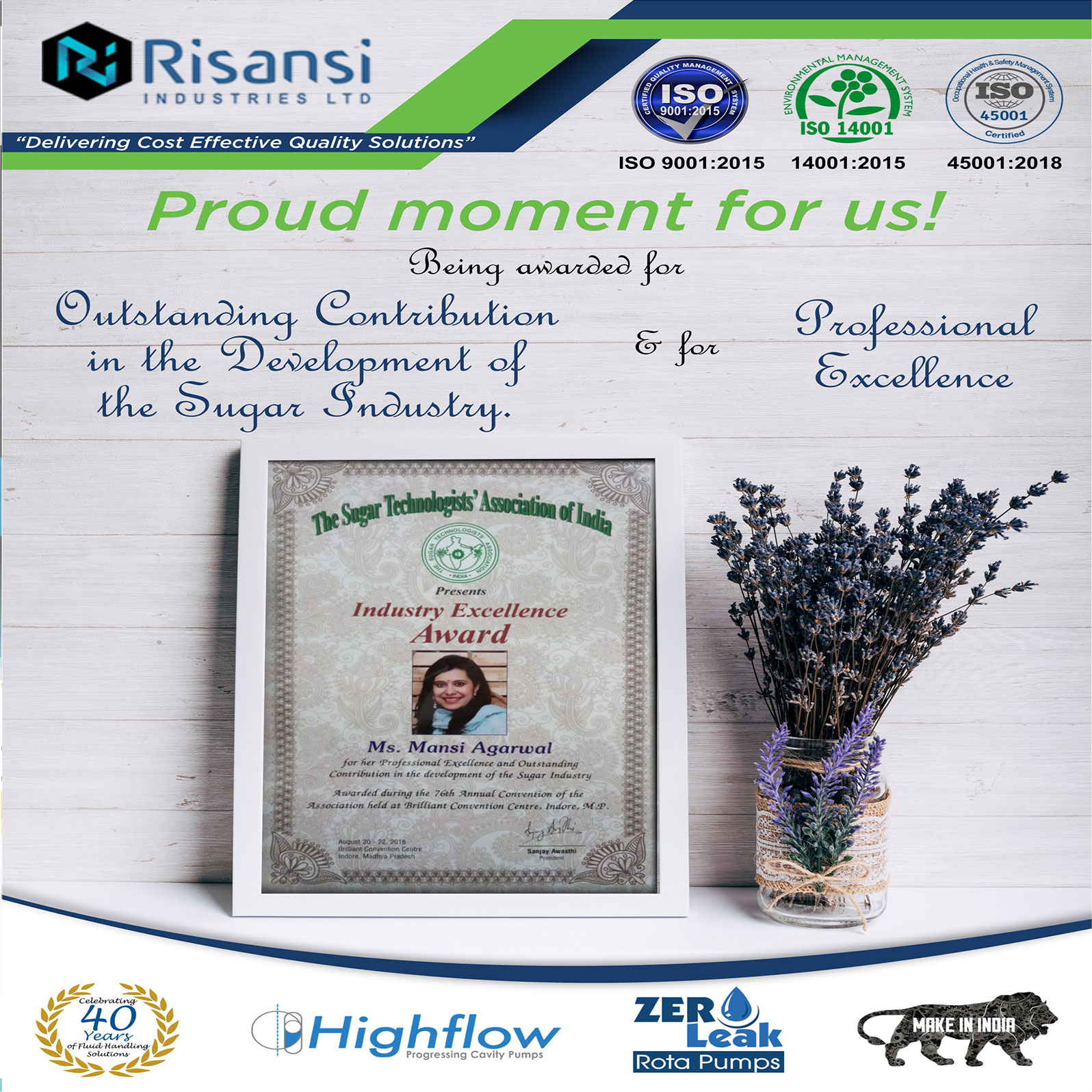 Proud moment for us !