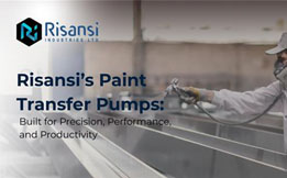 Risansi’s Paint Transfer Pumps: Built for Precision, Performance, and Productivity