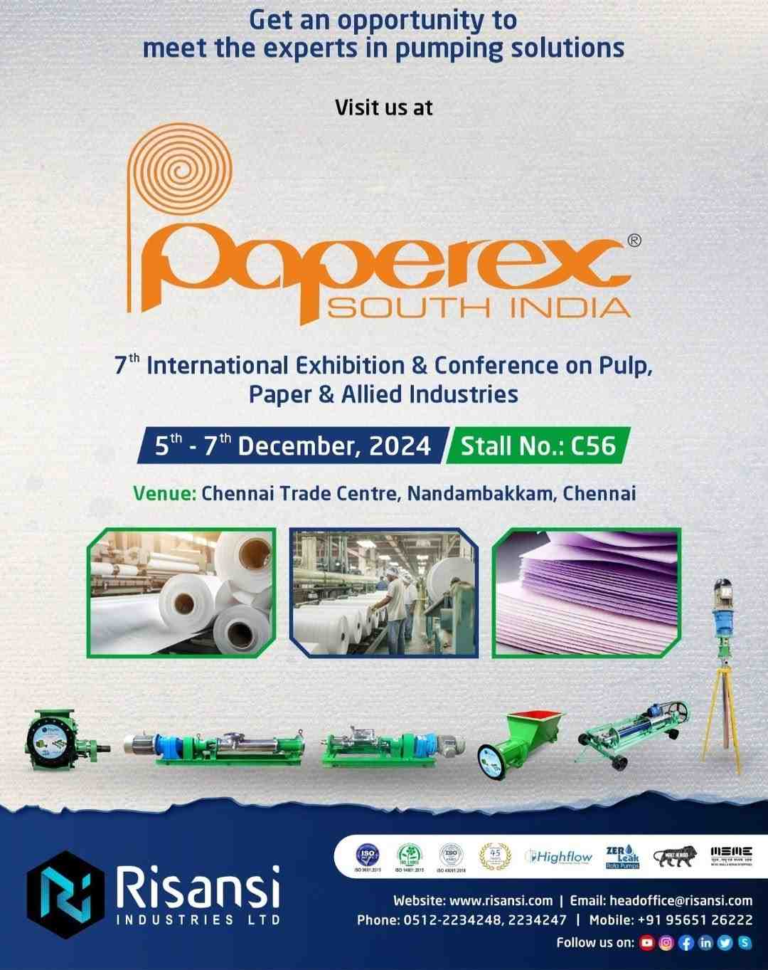 7th International Exhibition & Conference on Pulb, Paper & Allied Industries