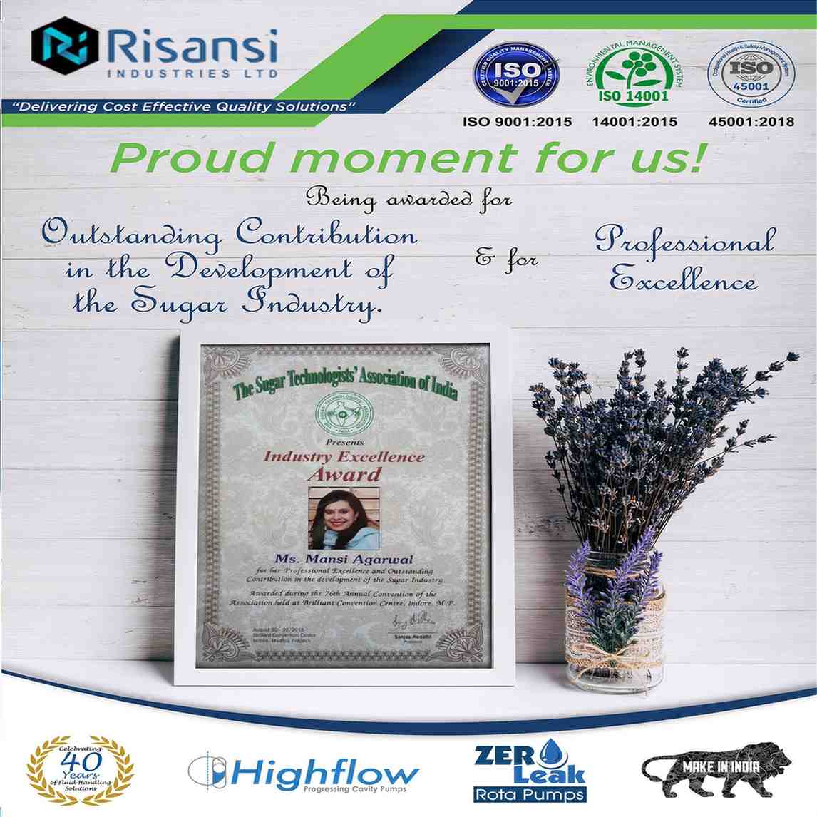 Proud moment for us !