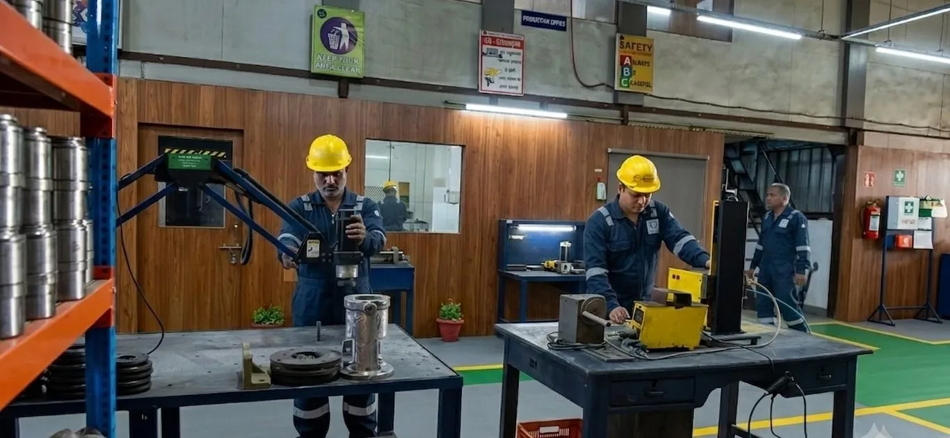 Test Bed for pump performance and reliability checks.