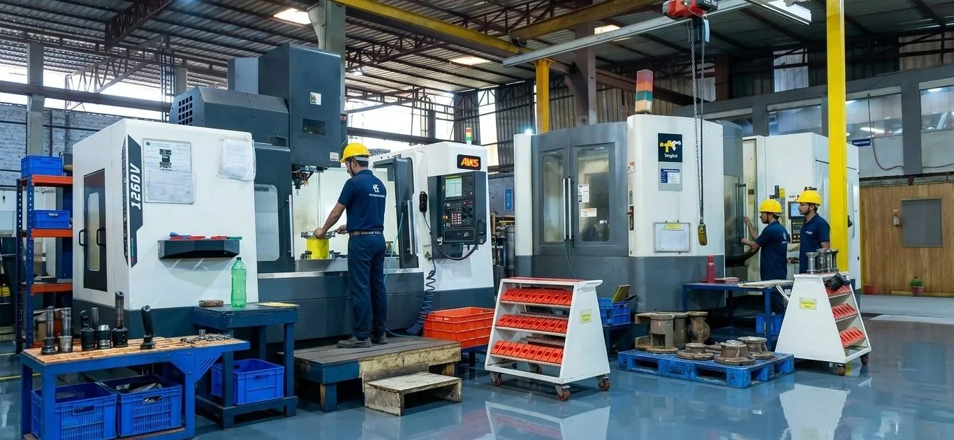 Tap Master machine for precise threading operations.