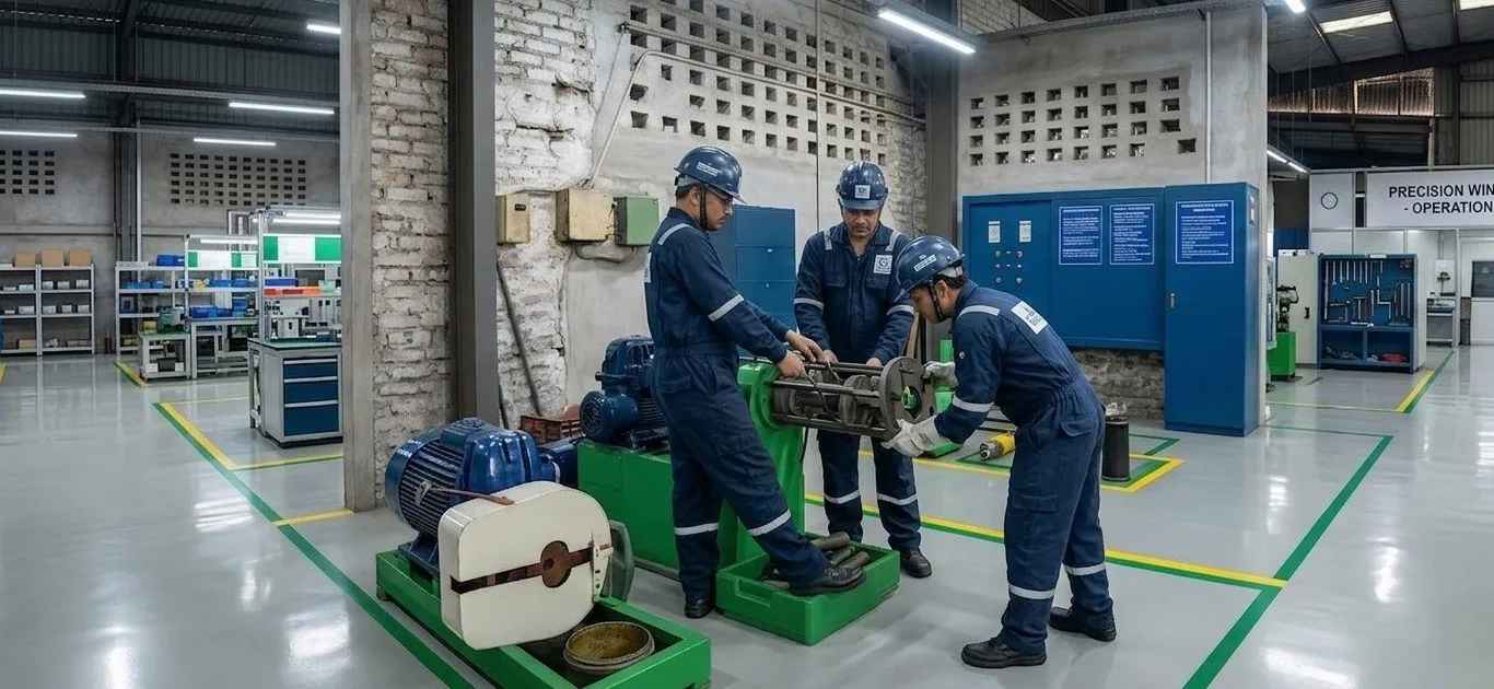Robust boiler system designed for reliable steam ouput.